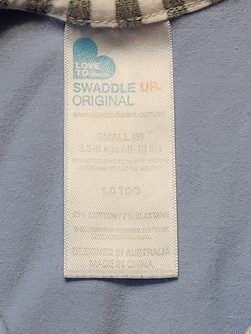 Love to dream Light BlueSwaddle Zip Sleep Sack - Size Small - Picture 3 of 3